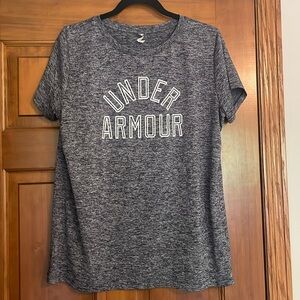 UNDER ARMOUR blue heather athletic t-shirt